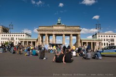 Friedensdemo am Brandenburger Tor, Berlin, 30. Mai 2020