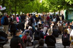 Demo im Tiergarten, Berlin, black lives matter